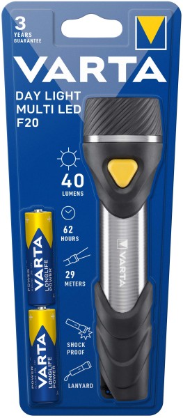 VARTA DAY LIGHT MULTI LED F20 INCL. 2XAA