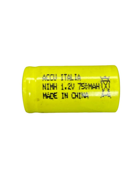 BATTERIA NI-MH 1,2V 750MAH FORMATO 2/3AA