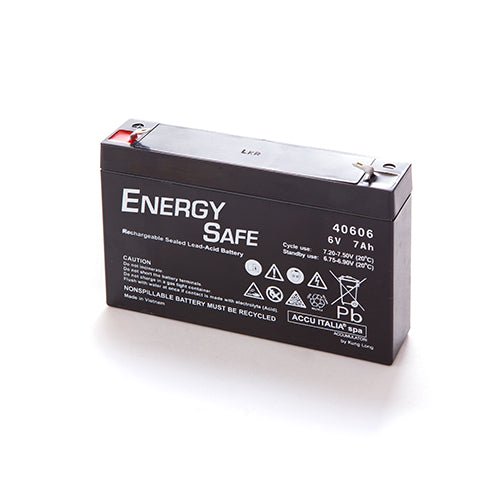 BATTERIA AL PIOMBO ENERGY SAFE 6V 7AH