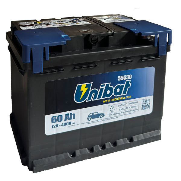 BATTERIA AUTO UNIBAT 12V 60AH