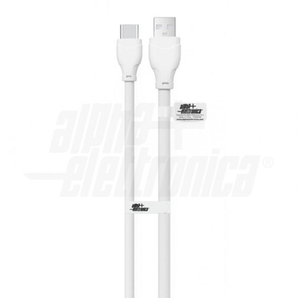 Cavo USB 2.0 da USB-A a USB-C 480Mbps - 60W - 1m - Bianco