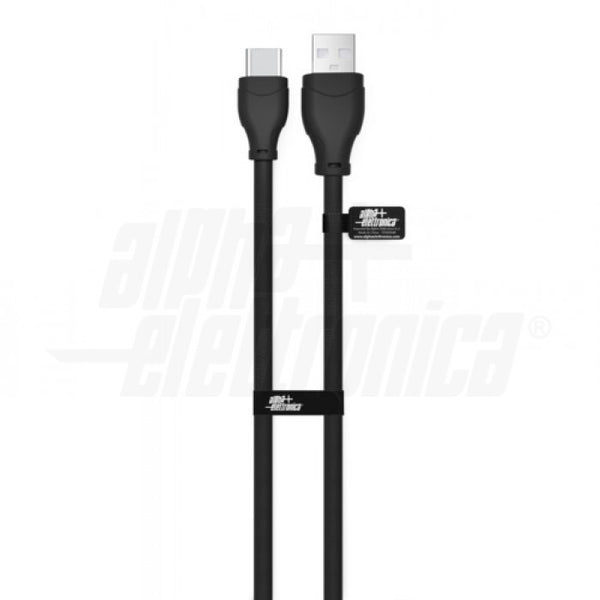 Cavo USB 2.0 da USB-A a USB-C 480Mbps - 60W - 1m - Nero