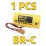 BATTERIA Panasonic 3V 5AH + CONNETTORE FANUK