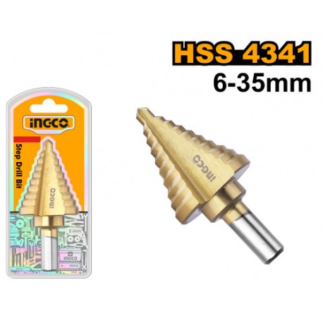 FRESA CONICA A GRADINO 6-35MM