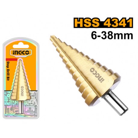 FRESA CONICA A GRADINO 6-38MM