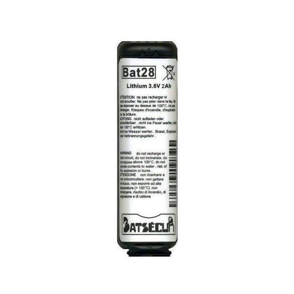 BAT28 BATTERIA PER ANTIFURTO LITIO 3,6V 2AH BATSECUR