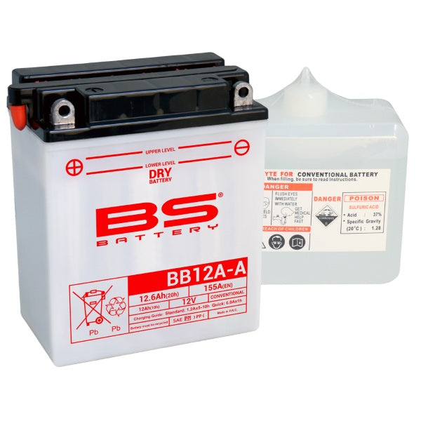 BATTERIA MOTO BS BB12A-A