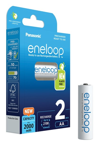 ENELOOP AA 2000MAH BLISTER 2 PZ.