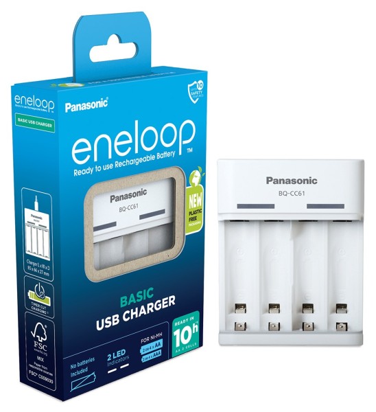 PANASONIC ENELOOP USB CHARGER BQ-CC61E