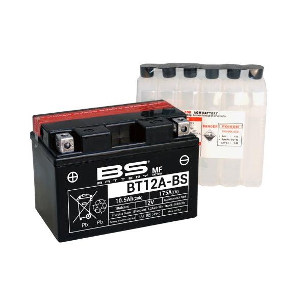 BATTERIA MOTO BS BT12B-BS