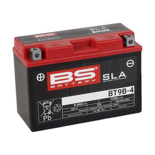 BATTERIA MOTO BS BT9B-4 SLA