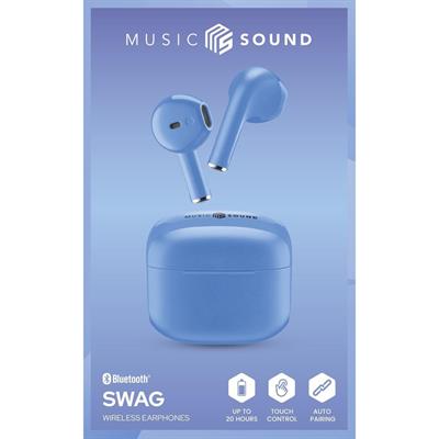 AURICOLARE BLUETOOTH MUSIC SOUND SWAG