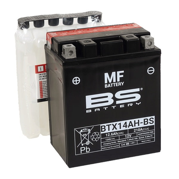 BATTERIA MOTO BS BTX14AHL-BS