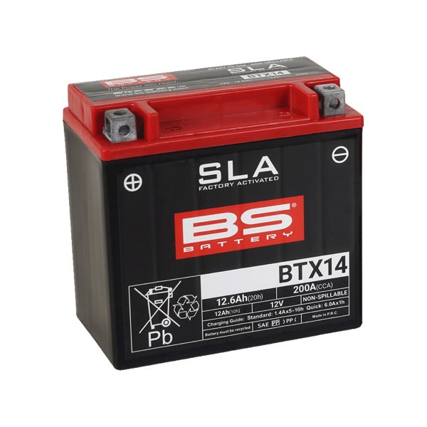 BATTERIA MOTO BS BTX14 SLA