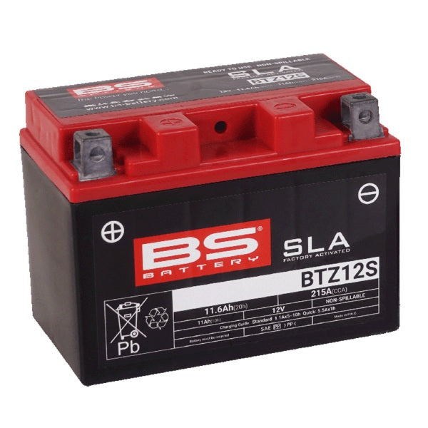 BATTERIA MOTO BS BTZ12S SLA