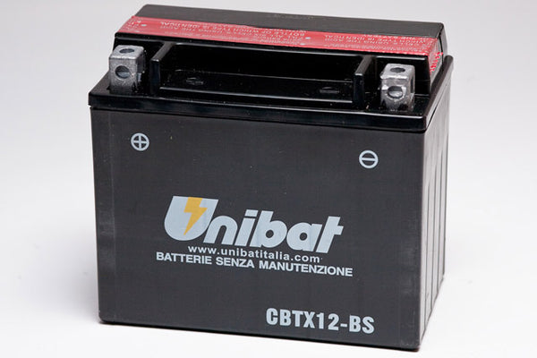 BATTERIA MOTO UNIBAT TX12-BS