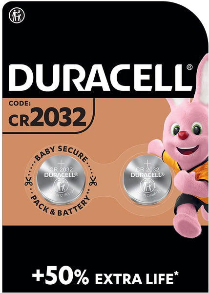 PILA AL LITIO BOTTONE DURACELL 3V 2XCR2032