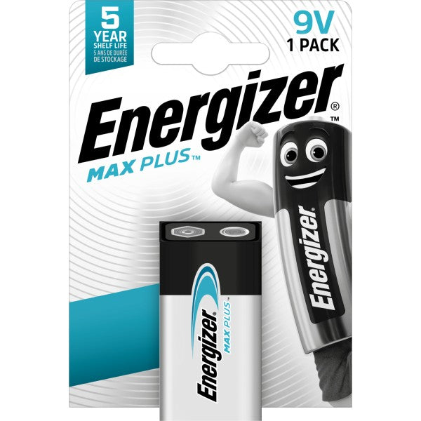ENERGIZER 9V MAX PLUS BLISTER 1PZ.