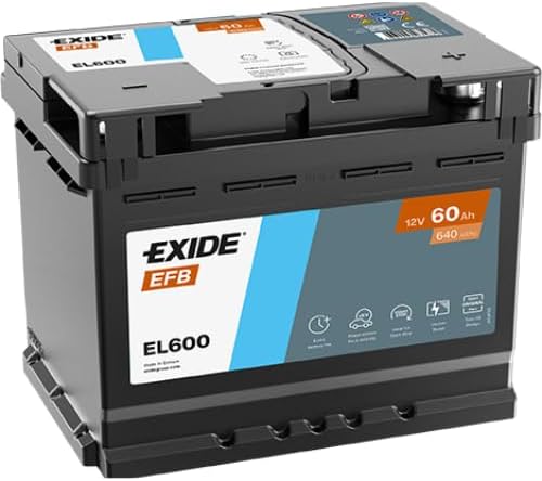 BATTERIA AUTO EXIDE 12V 60AH 640A START&STOP EFB