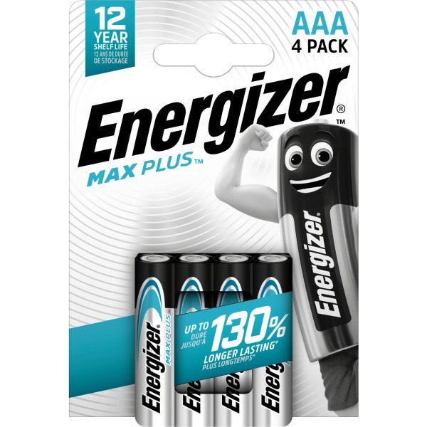 ENERGIZER AAA MAX PLUS BLISTER 4PZ.