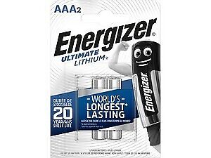 PILA AL LITIO ENERGIZER FORMATO AAA 1,5V BLISTER 2PZ.