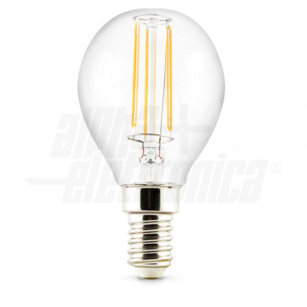 LAMPADINA LED FILAM E14 4,5W 470LM 2700K