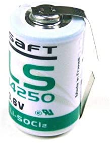 PILA AL LITIO SAFT 3,6V FORMATO 1/2AA CON LAMELLE