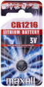 PILA AL LITIO BOTTONE MAXELL 3V FORMATO CR1216