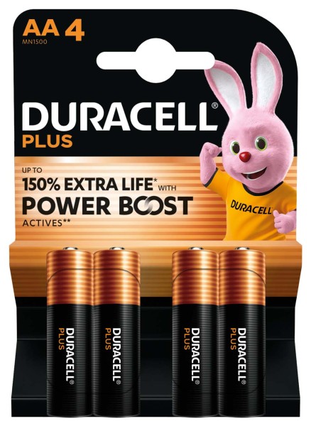 DURACELL PILA ALCALINA AA POWER BOOST BL 4PZ.
