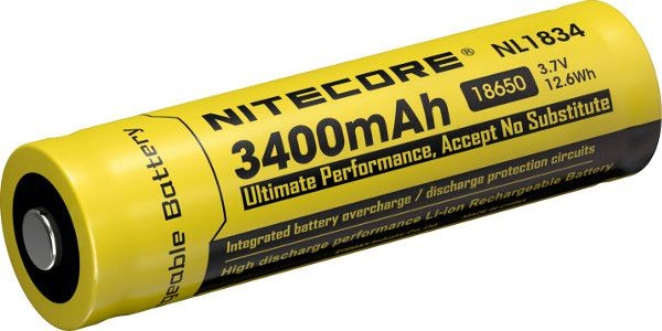 NITECORE LI-ION 18650 NL1834 3400MAH