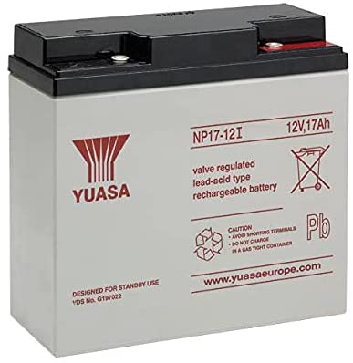 BATTERIA AL PIOMBO YUASA 12V 17AH