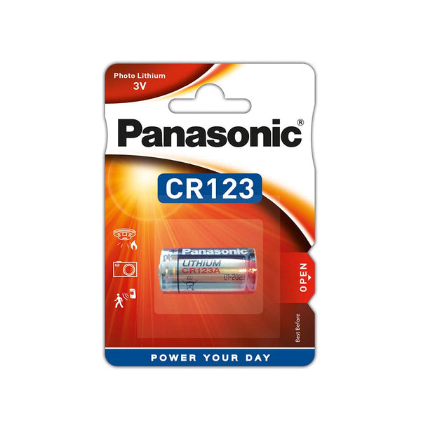 PILA AL LITIO PANASONIC FORMATO CR123 3V CA/123A