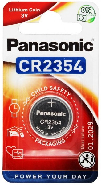 PILA AL LITIO BOTTONE PANASONIC FORMATO CR2354