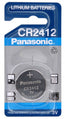 PILA AL LITIO BOTTONE PANASONIC FORMATO CR2412