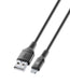 Cavo usb A 1mt a lighting nero