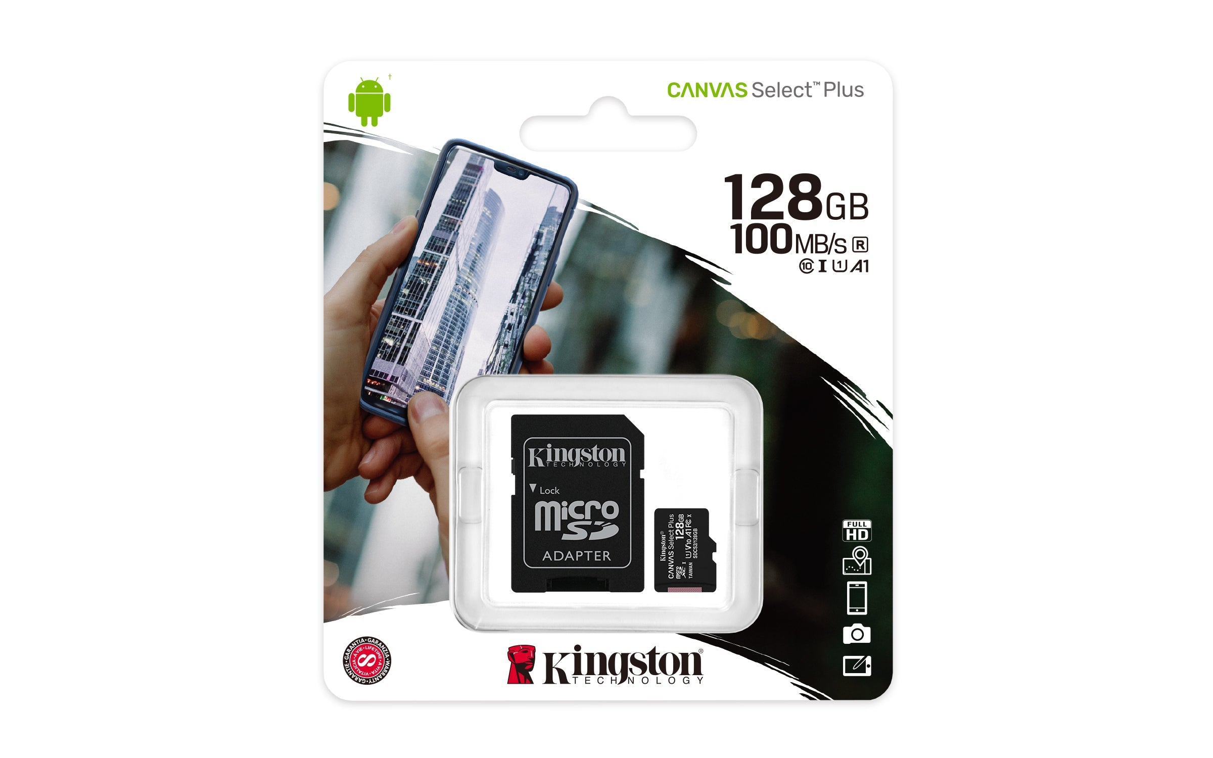 128GB MICSDXC CANVAS SELECT PLUS