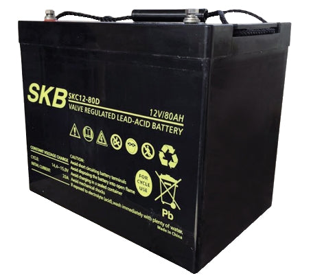 BATTERIA AL PIOMBO SKB  12V 80AH CYCLICA