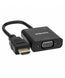 ADATTATORE CONVERTITORE HDMI TO VGA + AUDIO