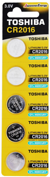 PILA AL LITIO BOTTONE TOSHIBA 3V FORMATO CR2016