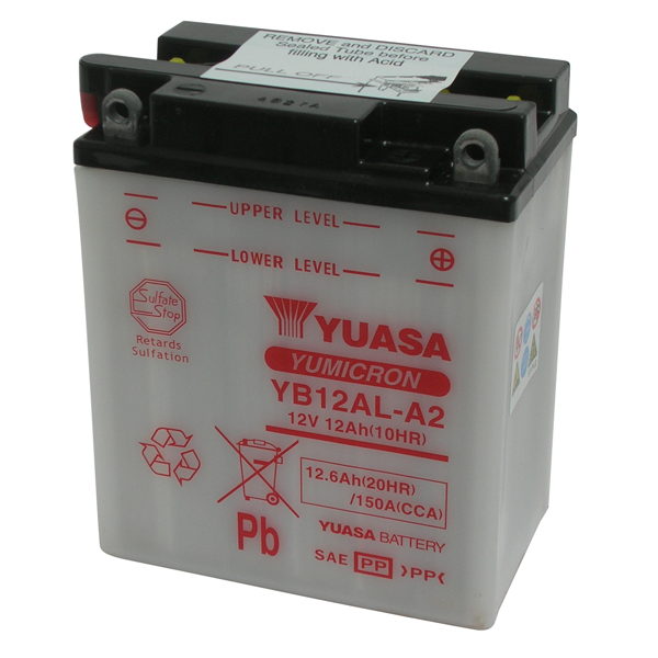 BATTERIA MOTO YUASA YB12AL-A2