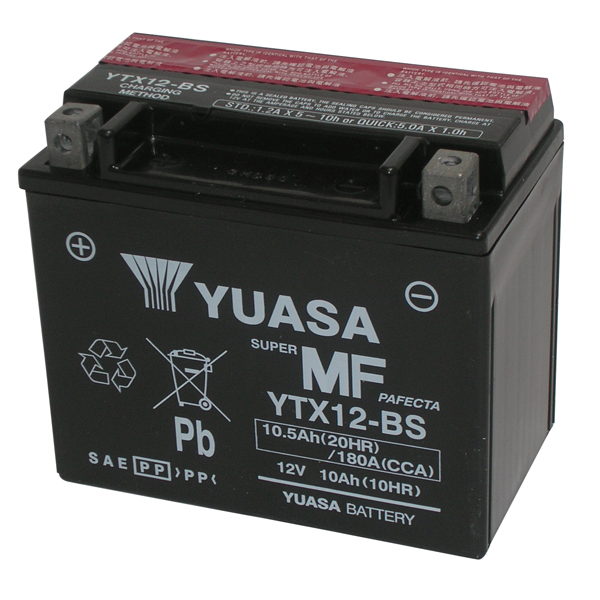 BATTERIA MOTO YUASA YTX12-BS